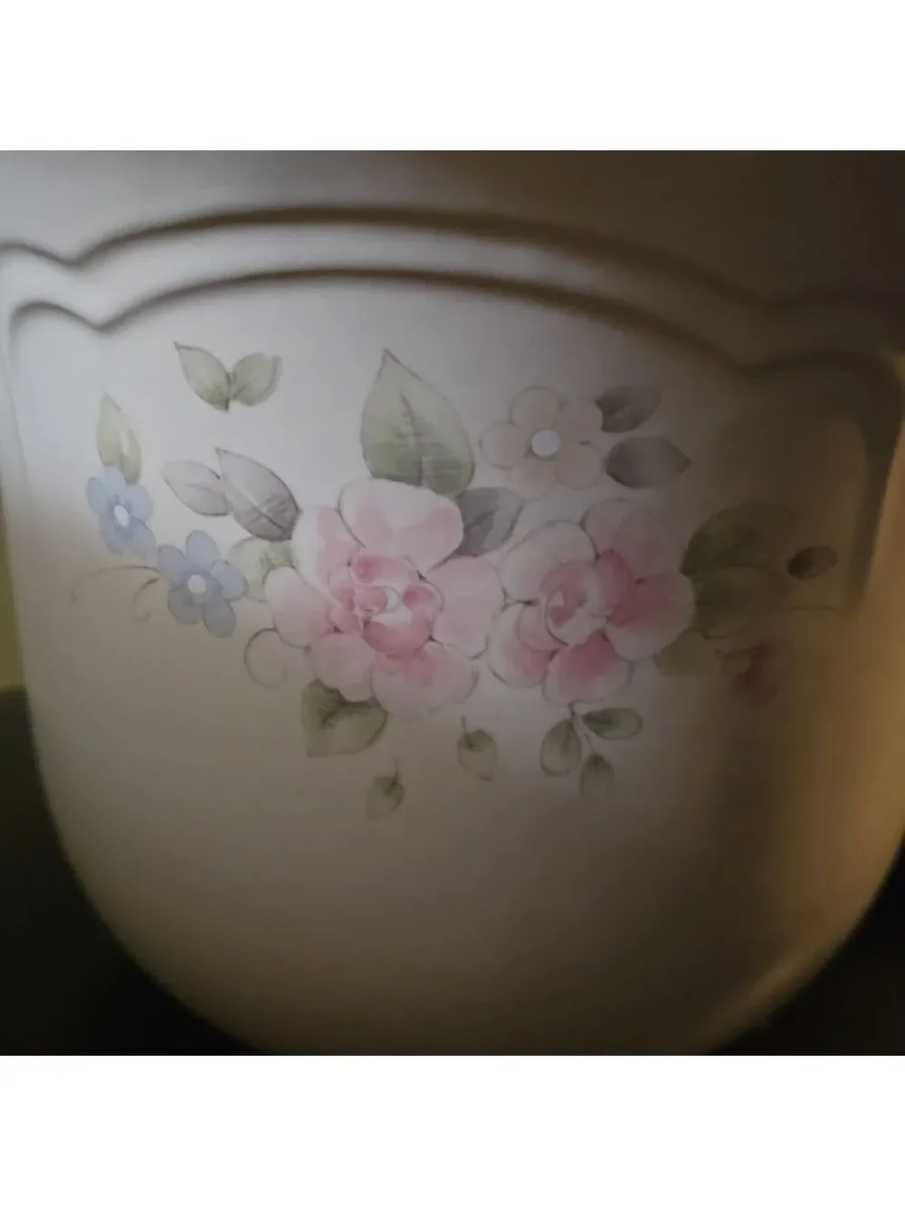 Pfaltzgraff Cream Ceramic Canister Vintage 3 Quart